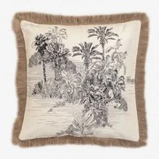 Almofada Quadrada 45x45 Cm Em Algodão Diwas B - Sklum