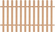 vidaXL Cerca de estacas em WPC 200x120 cm