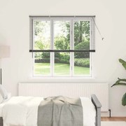 vidaXL Persiana de Janela Cinzento-escuro 140 x 175 cm Alumínio