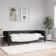 vidaXL Sofá-cama 80x200 cm tecido preto