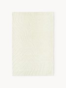 Tapete em lã artesanal com relevo Aaron