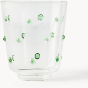 Copos em vidro borossilicato artesanais Nob, conjunto de 2