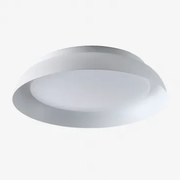 Plafon De Teto Led Para Exterior Em Aço Azanuy Branco - Sklum