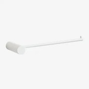 Toalheiro De Parede Com Barra Para Banheiro Em Aço Inoxidável (↔︎20 Cm) Devon Branco - Sklum