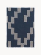 Pano de cozinha em algodão artesanal Ikat