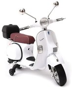 VESPA OFICIAL 12V ELÉTRICA LICENÇA PIAGGIO BRANCO