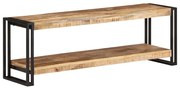 vidaXL Móvel de TV 120x30x40 cm madeira de mangueira áspera