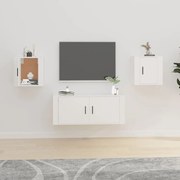 vidaXL Móveis de TV para parede 2 pcs 40x34,5x40 cm branco