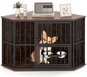 Cama ortopédica de espuma para cães, sofá para cães tamanho G com almofada de espuma em formato de ovo, 113 x 89 cm