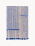 Tapete de pelo curto com franjas Monochrome, Design Folkform