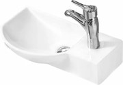 Mexen Hugo lavatório de bancada esquerdo 45 x 24 cm, branco - 21254500L