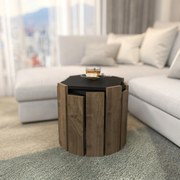 Mesa de Centro Lori – Antracite Nogueira – 44,5 x 41 x 44,5 cm