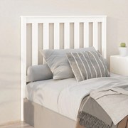 Cabeceira de cama 106x6x101 cm pinho maciço branco