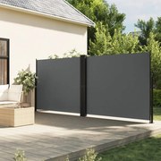 vidaXL Toldo lateral retrátil 160x1000 cm antracite
