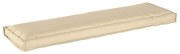 vidaXL Almofada para Palete para Banco Bege 140 x 40 x 8 cm - Tecido Oxford