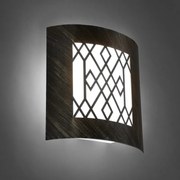 Candeeiro de parede exterior moderno castanho ferrugem IP44 - Emmerald Classic
