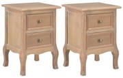 vidaXL Mesas-de-cabeceira 2 pcs 35x30x49 cm MDF