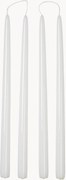 Velas de jantar artesanais Smooth, conjunto de 4