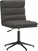 vidaXL Cadeira de jantar couro artificial preto