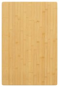 vidaXL Tampo de mesa 60x100x2,5 cm bambu