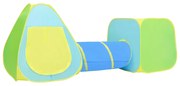 Tenda de brincar infantil com 100 bolas multicolorido