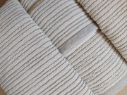 6 Toalhas de banho  jacquard - 550 gr/m2 - algodão C/ Linho