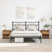 vidaXL Armário de Cabeceira 2 pcs Madeira antiga 45 x 34 x 44.5 cm