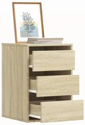vidaXL Cómoda 40x41x58 cm derivados de madeira carvalho sonoma