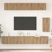 vidaXL Conjunto de móvel de TV 6 pcs carvalho artisiano Médio