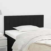 Cabeceira de cama tecido 100x5x78/88 cm preto