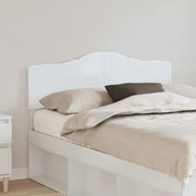 vidaXL Cabeceira Branco Brilhante 135 cm Madeira processada