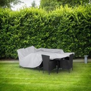 Cobertura para o conjunto de cadeiras Jardim 308x138x89cm em prateado