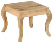 vidaXL Mesa de apoio 45x45x40 cm madeira de mangueira maciça