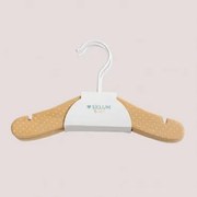 Pack De 2 Cabides Em Madeira Arius Kids Madeira Natural - Sklum