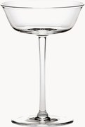 Taças de champanhe de cristal artesanal Grace, conjunto de 4