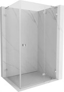 Mexen Lunar L cabine de duche pivotante direita 100 x 80 cm, transparente, cromada - 834L-100-080-01-00-P