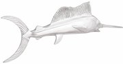 Peixe-Lanterna VidaXL Montado na Parede Prateado 91x8x26 cm em Alumínio