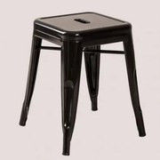 Banqueta Baixa De Aço Lix Preto - Sklum