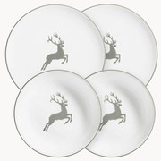 Conjunto de loiça artesanal Grauer Hirsch, 2 pessoas, conjunto de 4