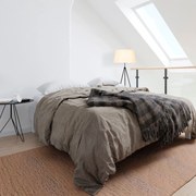 Candeeiro de Pé Tripod – Preto e Creme – 65 x 65 cm