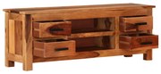 vidaXL Móvel de TV 110x30x40 cm madeira maciça