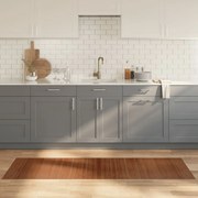 vidaXL Tapete retangular 60x200 cm bambu castanho