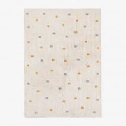 Tapete 170x125 Cm Em Algodão Jankiel Kids Amarelho Caril - Sklum