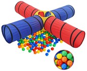 Túnel de brincar infantil c/ 250 bolas multicor
