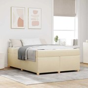 vidaXL Estrutura da Cama Outros Creme 140 x 200 cm tecido