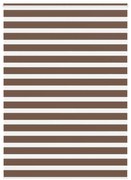 vidaXL Cortina de zebra 155x200 cm largura do tecido 150,9cm poliéster
