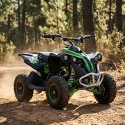 MINI MOTO 4 INFANTIL ELECTRICA 1000W MTR MALCOR PIRANHA VERDE