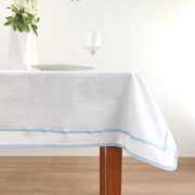 Toalha de Mesa Algodão Baby Blue