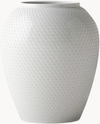 Jarra em porcelana artesanal Rhombe, Alt 25 cm