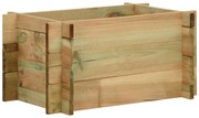 vidaXL Canteiro elevado jardim 40 cm pinho impregnado